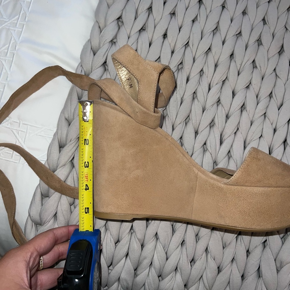 Stuart Weitzman BRAND NEW!! Tie up wedges - Picture 8 of 9